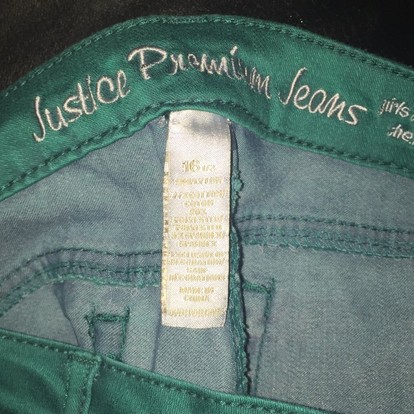 Turquoise skinny jeans - Picture 2 of 3